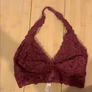 PINK lace bralette